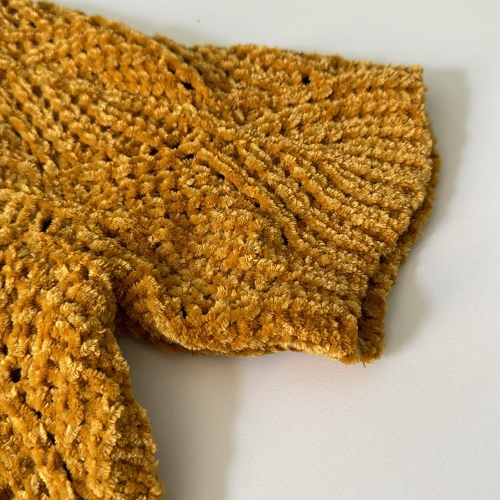 Ann Taylor LOFT Chenille short sleeve Bobble sweater Size Petite Small - Picture 6 of 10